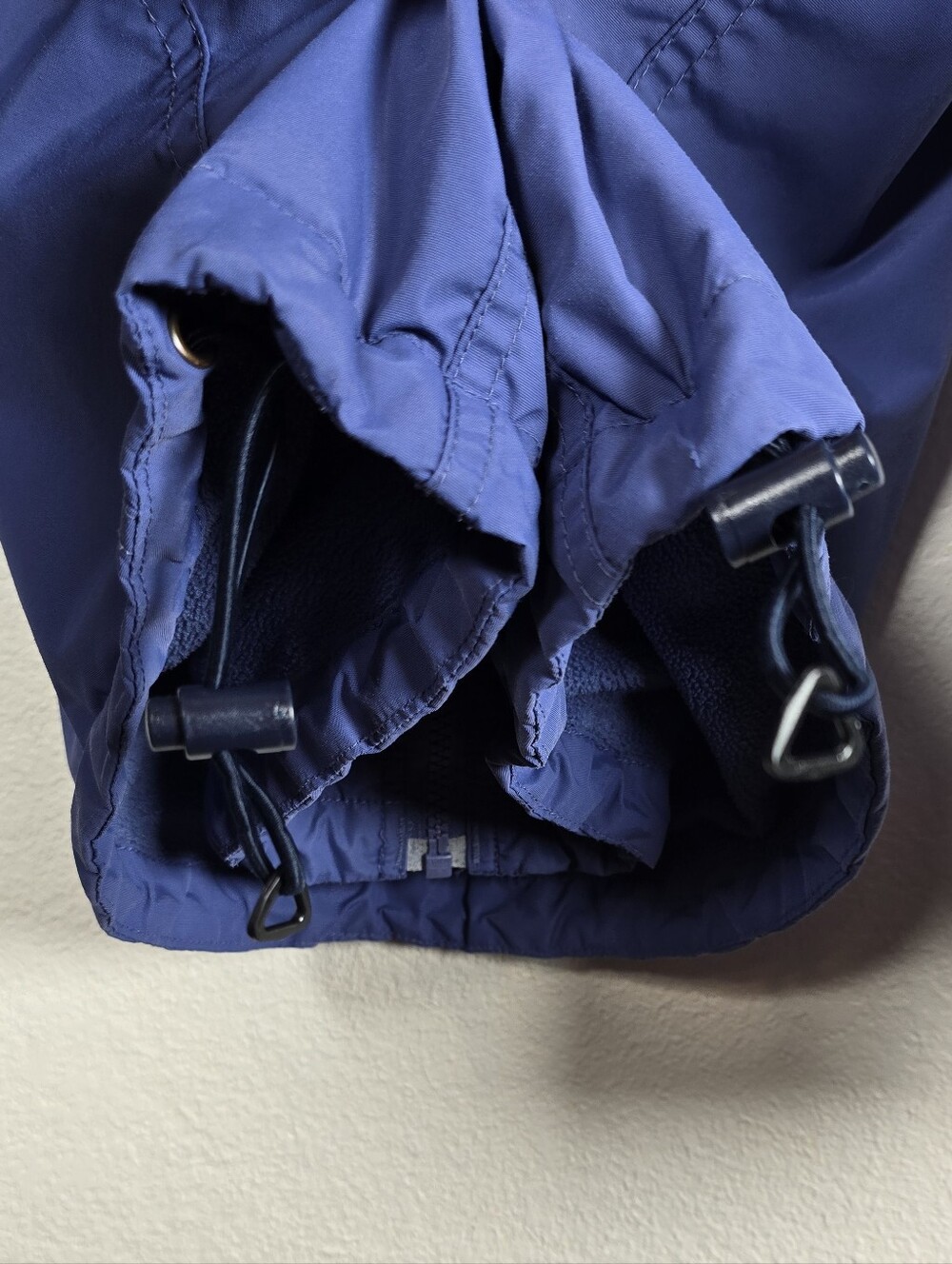 Vintage Columbia Fleece Lined Blue Windbreaker Jacket - Picture 9 of 16